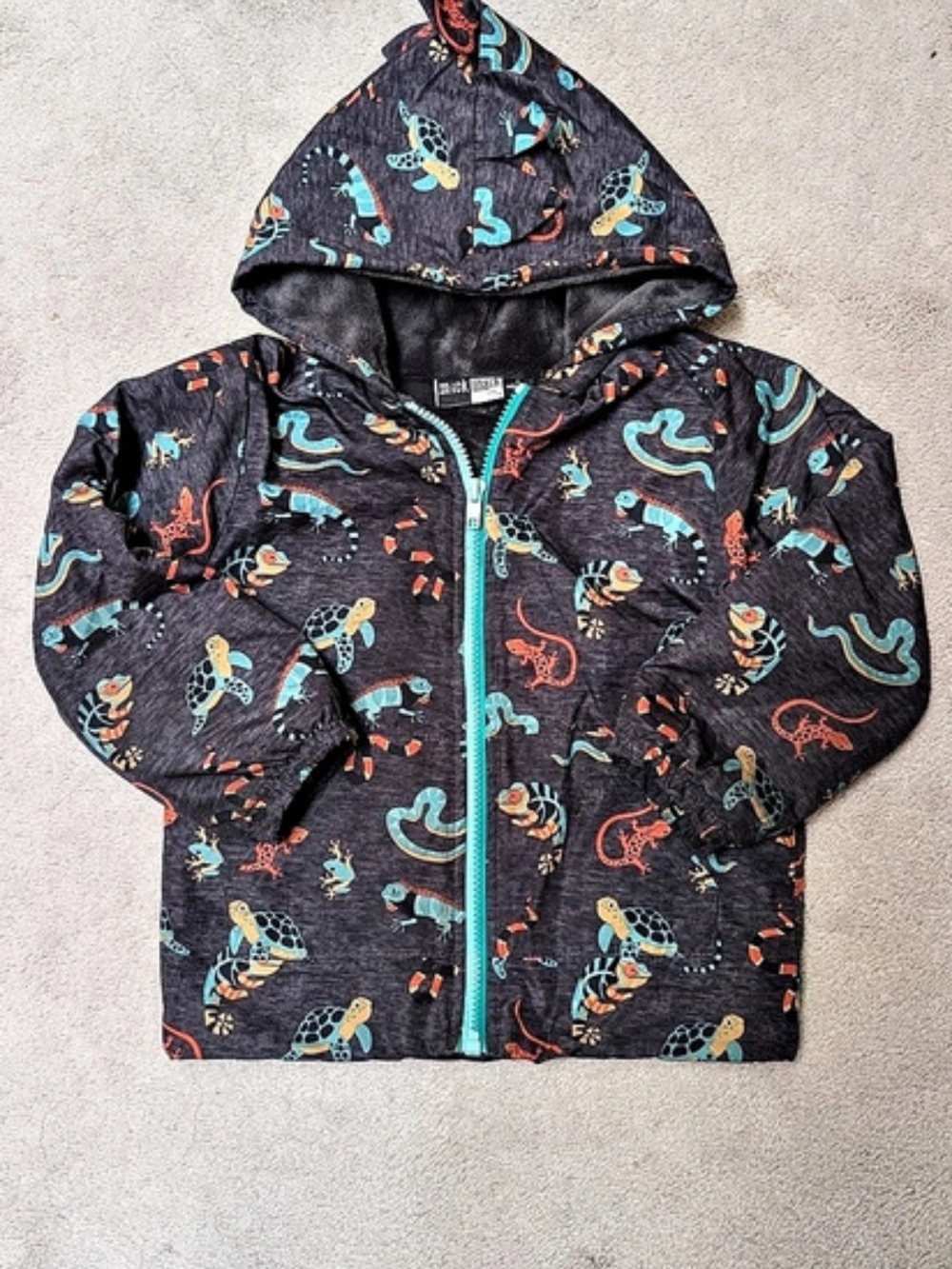 Mick Mack Kids Animal Print Hooded Jacket